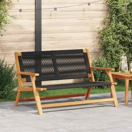 Sodo Baldai Juoda 78 X 122 X 73Cm Akacijos Medienos Masyvas