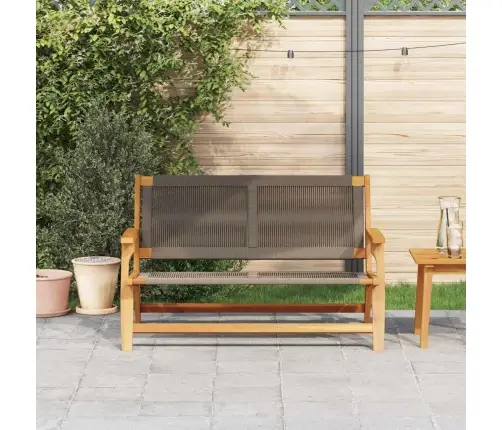 Dārza Sols Pelēks 76X122X73 Cm Cieta Koksnes Akācijas Vidaxl