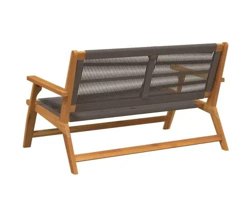 Dārza Sols Pelēks 76X122X73 Cm Cieta Koksnes Akācijas Vidaxl