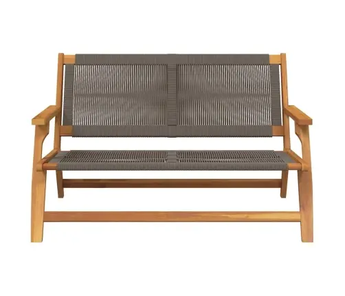 Dārza Sols Pelēks 76X122X73 Cm Cieta Koksnes Akācijas Vidaxl