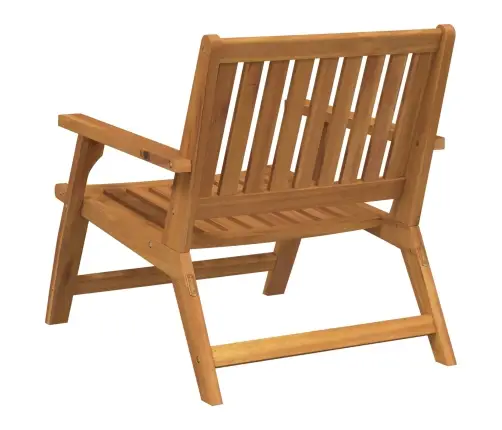 Sodo Baldų Komplektas 2 Pcs Ruda Kietos Akacijos Mediena