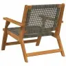 Dārza Mēbeles 2 Pcs Pelēka 67 X 78 X 73Cm Akācijas Masīvkoks Vidaxl
