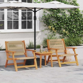 Aia Mööbel 2 Pcs Beež 78 X 67 X 73Cm Akaatsiapuit