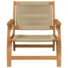 Sodo Baldai 2 Pcs Smėlio 78 X 67 X 73Cm