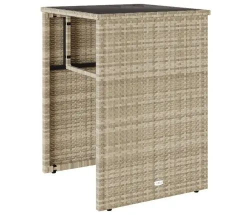 Bistro Komplektas Su Pagalvėlėmis, 3 Dalių, Pilkas, Poliratanas