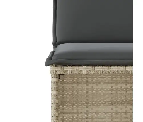 Bistro Komplektas Su Pagalvėlėmis, 3 Dalių, Pilkas, Poliratanas