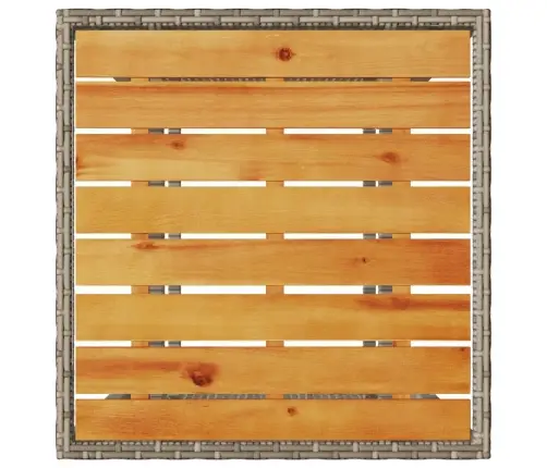 3-Daļīgs Bistro Mēbeļu Komplekts, Matrači,Pelēka Pe Rotangpalma Vidaxl