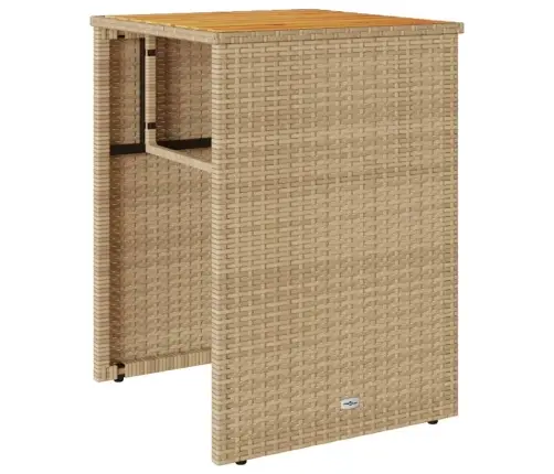 3-Osaline Bistrookomplekt Patjadega, Beež, Polürotang