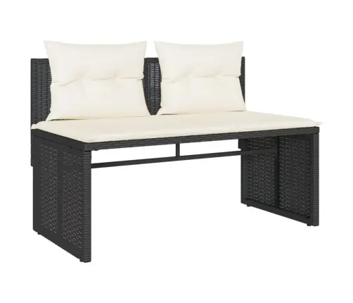 4-Daļīgs Dārza Dīvāna Komplekts Ar Matračiem, Pe Rotangpalma Vidaxl