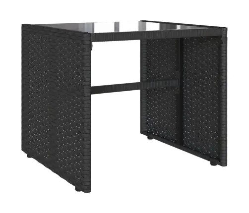 4-Daļīgs Dārza Dīvāna Komplekts Ar Matračiem, Pe Rotangpalma Vidaxl