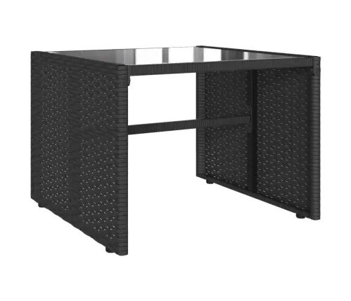 4-Daļīgs Dārza Dīvāna Komplekts Ar Matračiem, Pe Rotangpalma Vidaxl