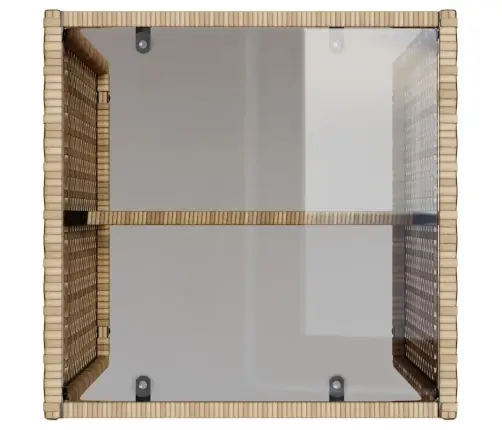 4-Daļīgs Dārza Dīvāna Komplekts, Matrači, Bēša Pe Rotangpalma Vidaxl