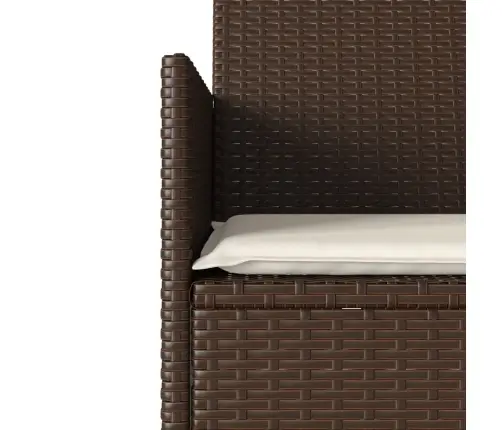 Divvietīgs Dārza Dīvāns Ar Galdiņu Un Spilveniem Pe Rotangpalma Vidaxl