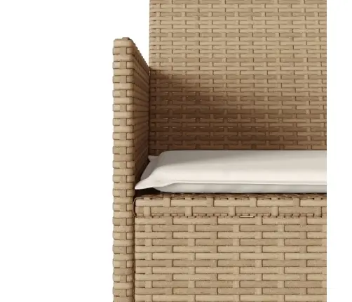 Divvietīgs Dārza Dīvāns Ar Galdiņu Un Spilveniem Pe Rotangpalma Vidaxl