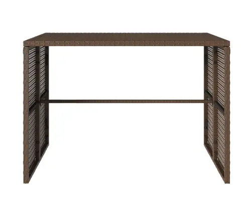 3-Daļīgs Dārza Mēbeļu Komplekts, Matrači, Brūna Pe Rotangpalma Vidaxl