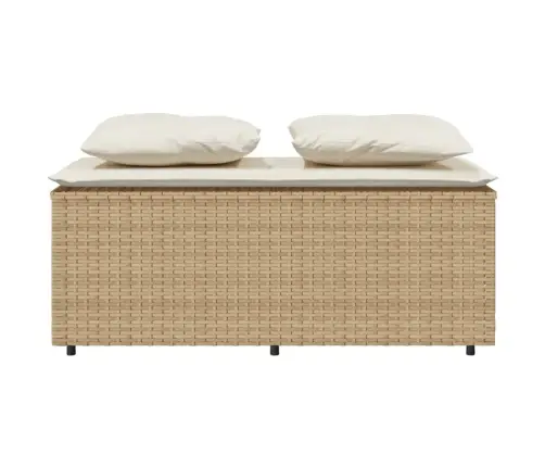 3-Osaline Aiamööbli Komplekt Patjadega, Beež, Polürotang