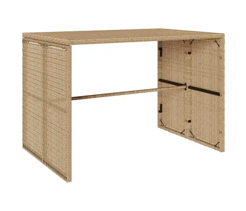 3-Osaline Aiamööbli Komplekt Patjadega, Beež, Polürotang