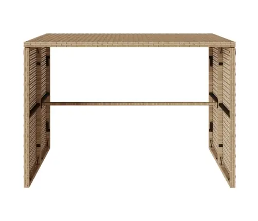 3-Osaline Aiamööbli Komplekt Patjadega, Beež, Polürotang