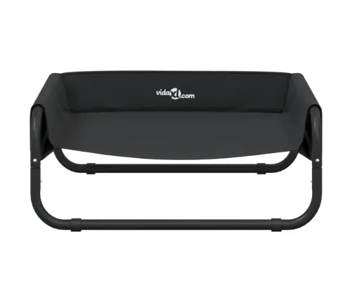 Pakelta Lova Šunims, Antracito, Oksfordo Audinys Ir Plienas