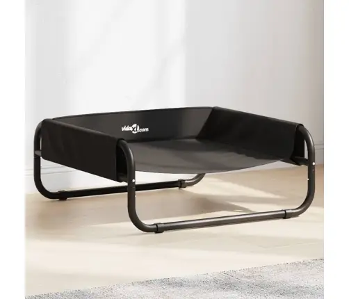 Pakelta Lova Šunims, Antracito, Oksfordo Audinys Ir Plienas