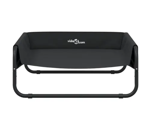 Pakelta Lova Šunims, Antracito, Oksfordo Audinys Ir Plienas