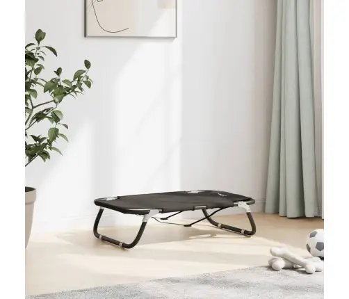 Lova Šunims, Antracito, Oksfordo Audinys/Plienas, Sulankstoma