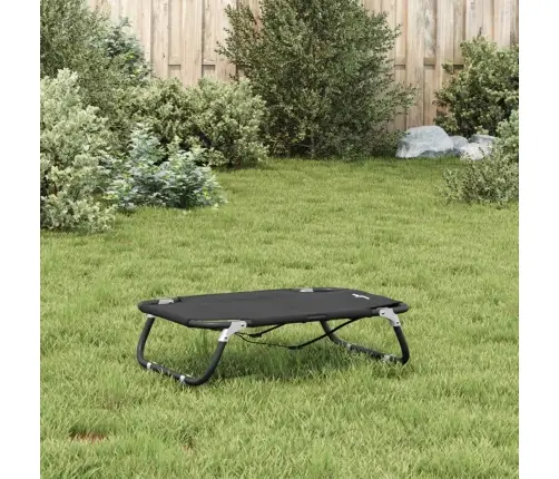 Lova Šunims, Antracito, Oksfordo Audinys/Plienas, Sulankstoma