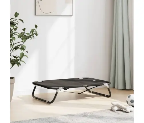 Lova Šunims, Antracito, Oksfordo Audinys/Plienas, Sulankstoma