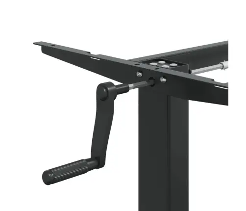 Lauaraam, Must, (94-135) X 60 X (70-114) cm Teras