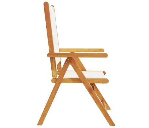 Dārza Krēsli, 2 Gab., Krēmbalti, Akācijas Masīvkoks, Audums Vidaxl