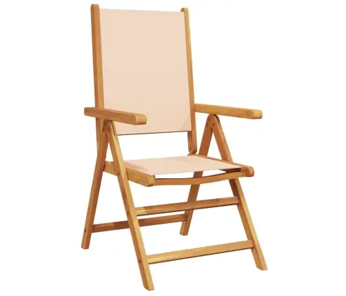 Sodo Kėdės, 2Vnt., Smėlio, Akacijos Masyvas Ir Audinys