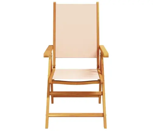 Sodo Kėdės, 2Vnt., Smėlio, Akacijos Masyvas Ir Audinys