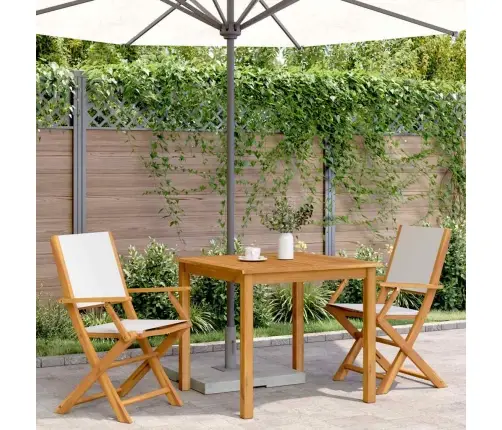 Aiatoolid 2 Tk, Kreemjasvalge, Akaatsiapuit Ja Kangas