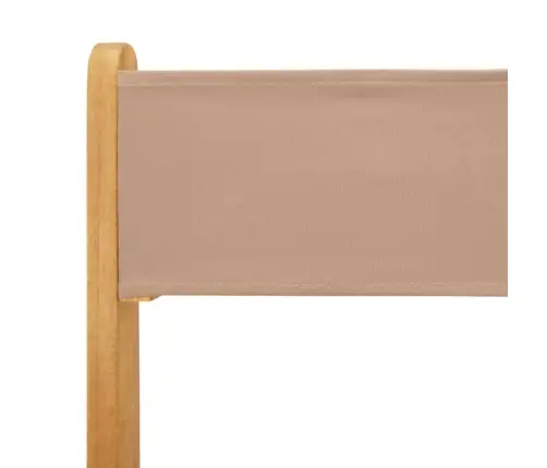 Bistro Kėdės, 2Vnt., Taupė Spalvos, Akacijos Masyvas Ir Audinys