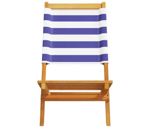 Aiatoolid 2 Tk, Sinine Ja Valge, Akaatsiapuit Ja Kangas