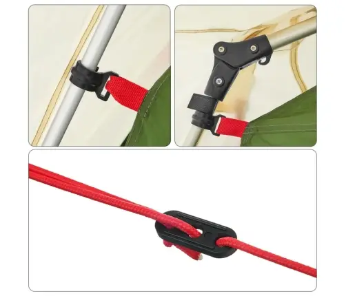 Ģimenes Telts Ar Lieveni , 9 Personām, Zaļa Vidaxl