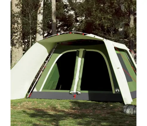 Ģimenes Telts Ar Lieveni , 9 Personām, Zaļa Vidaxl