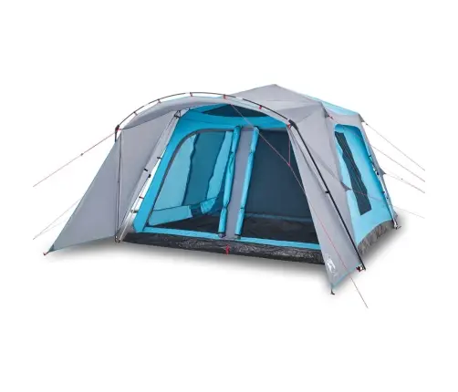 Ģimenes Telts Ar Lieveni, 9 Personām, Zils Vidaxl