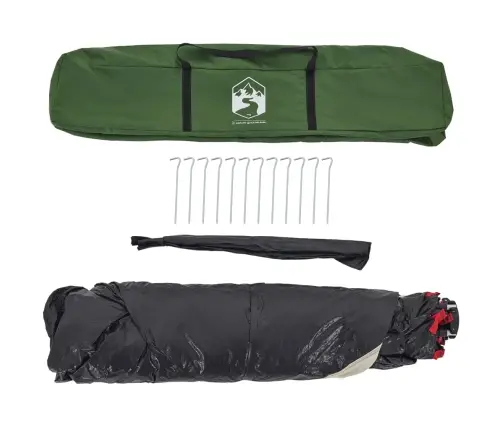 Matkatelk 4 Inimesele, Kabiin, Roheline, Kiirvabastus