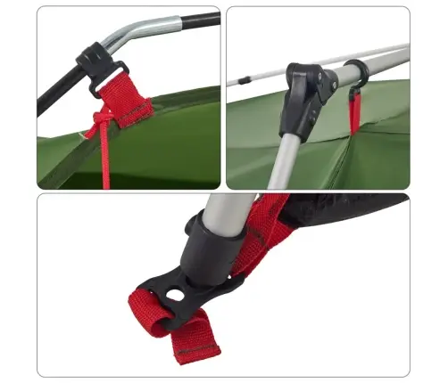 Matkatelk 4 Inimesele, Kabiin, Roheline, Kiirvabastus