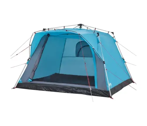 Kempinga Telts 4 Personām, Zila, Ātri Saliekama Vidaxl
