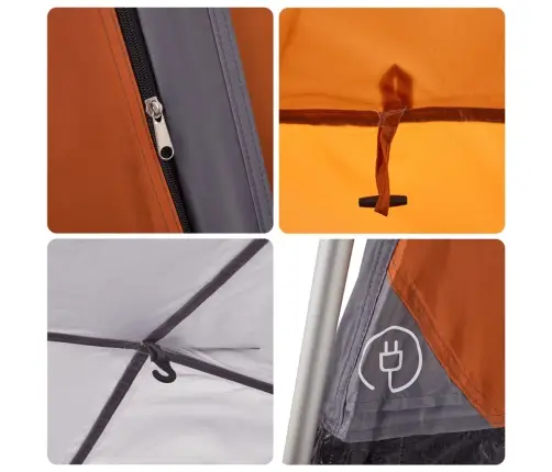 Matkatelk 4 Inimesele, Kabiin, Hall Ja Oranž, Kiirvabastus