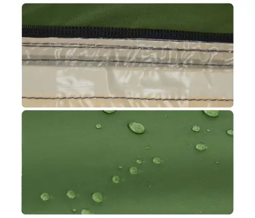 Kempinga Telts 3 Personām, Kupola Forma, Zaļa Vidaxl