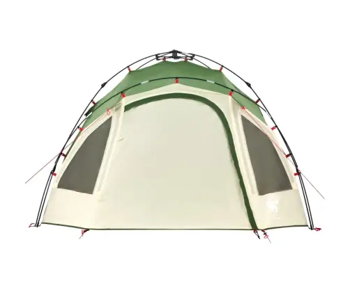 Kempinga Telts 3 Personām, Kupola Forma, Zaļa Vidaxl