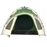 Kempinga Telts 3 Personām, Kupola Forma, Zaļa Vidaxl