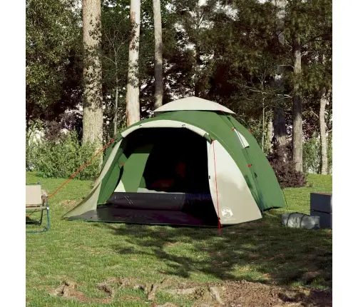Stovyklavimo Palapinė, Žalia, Trivietė, Kupolinė