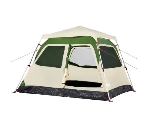 Matkatelk 4 Inimesele, Kuppel, Roheline, Kiirvabastus