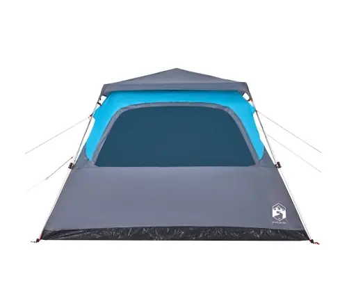 Ģimenes Kempinga Telts 6 Personām, Kupola Forma, Zila Vidaxl