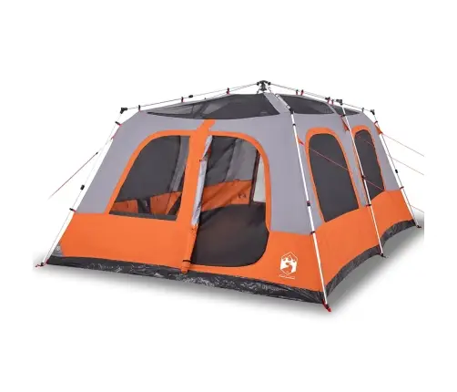 Šeimos Palapinė, Pilka Ir Oranžinė, 10 Vietų, Kupolinė