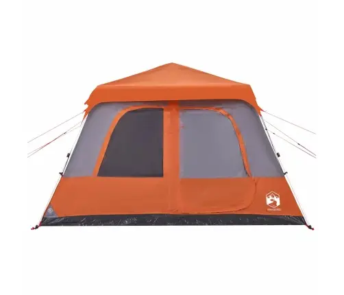 Šeimos Palapinė, Pilka Ir Oranžinė, 10 Vietų, Kupolinė